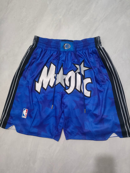 JUST DON Orlando Magic Blue Dark Star Pocket Shorts