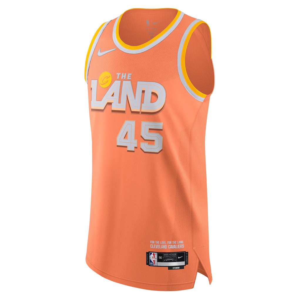 Cleveland Cavaliers Donovan Mitchell Nike Orange 2025/26 Player Jersey - City Edition