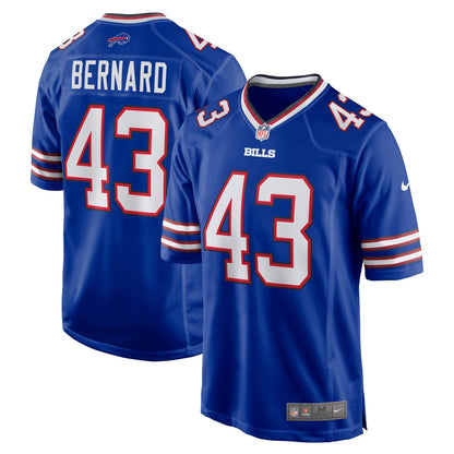Terrel Bernard Buffalo Bills Nike Game   Jersey - Royal