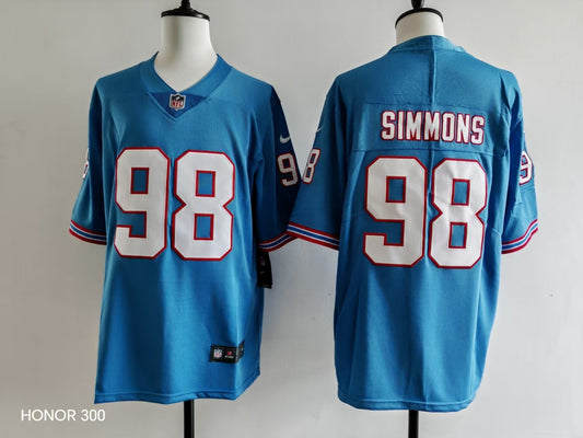 Men's Tennessee Titans Jeffery Simmons Jersey