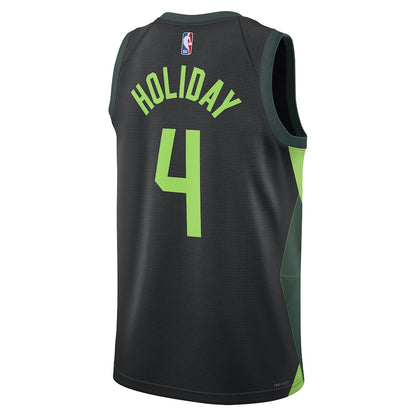 Unisex Boston Celtics Jrue Holiday Black 2024/25 Swingman  Jersey - City Edition
