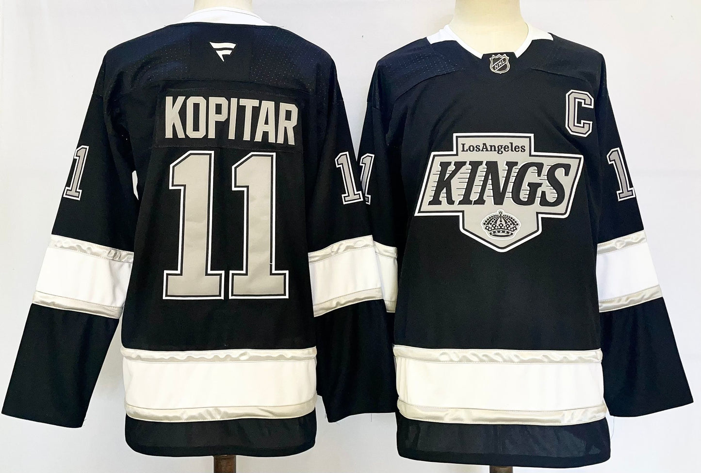 Men's Los Angeles Kings Anze Kopitar #11  Black Breakaway Player Jersey