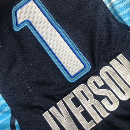 Iverson Philadelphia 76ers Black 1 MN