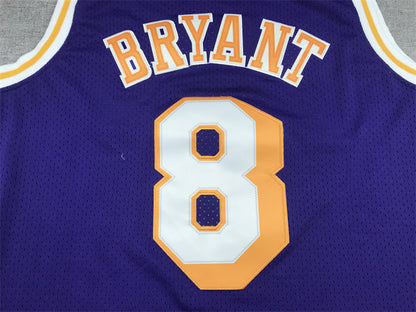 Kobe Bryant #8 Los Angeles Lakers Throwback Embroidered Jersey