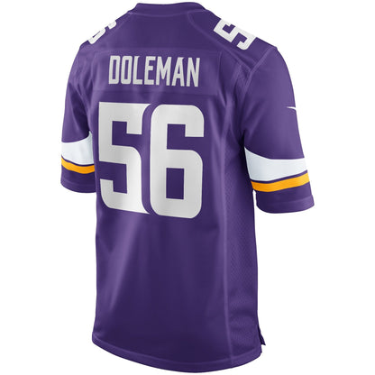 Chris Doleman Minnesota Vikings Nike Game Retired   Jersey - Purple