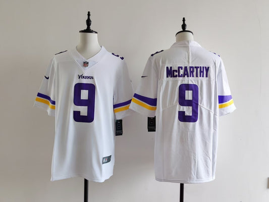 Men's Minnesota Vikings J.J. McCarthy Nike Jersey -  White#9
