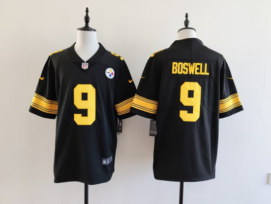 Men's Pittsburgh Steelers Chris Boswell Nike Jersey -  Black-yellow numbers
