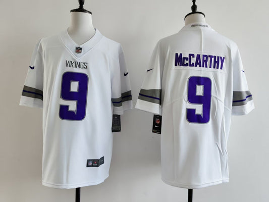 Men's Minnesota Vikings J.J. McCarthy Nike Jersey -  White