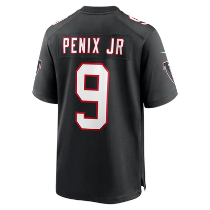 Michael Penix Jr. Atlanta Falcons Nike Throwback Game Jersey -  Black