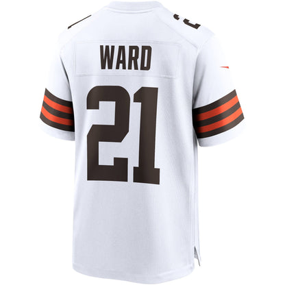 Denzel Ward Cleveland Browns Nike Game Jersey - White