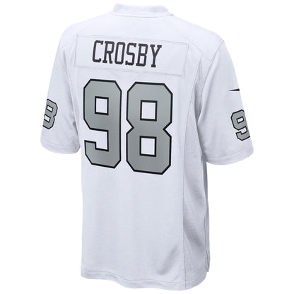 Maxx Crosby Las Vegas Raiders Nike Alternate Game Jersey - White