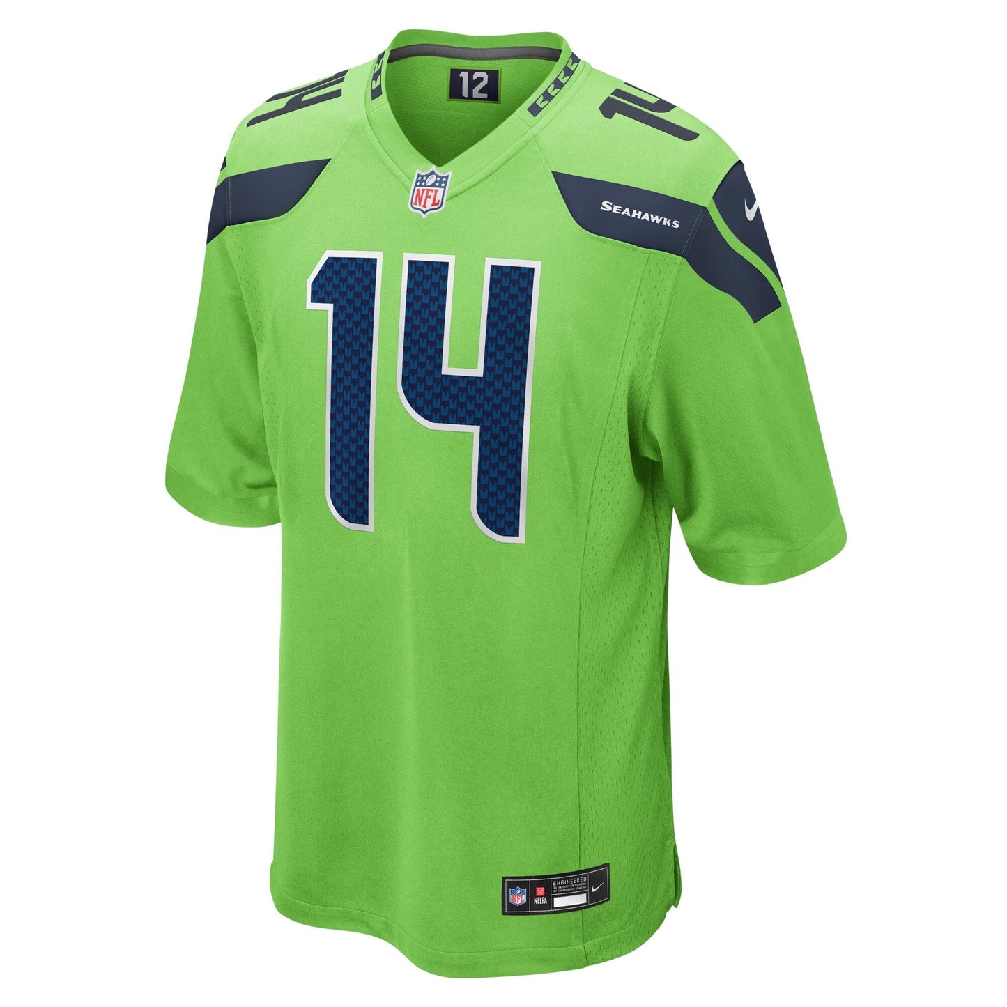 DK Metcalf Seattle Seahawks Nike  Game Jersey - Neon Green