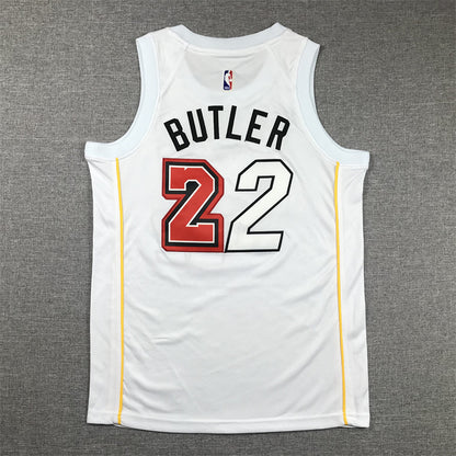 Youth Jimmy Butler Miami Heat #22 City Edition Embroidered Jersey