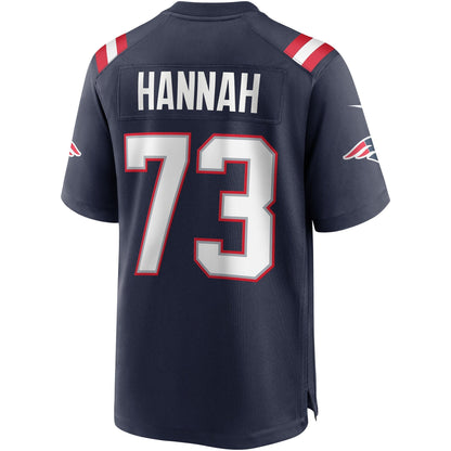John Hannah New England Patriots Nike Game Retired   Jersey - Navy