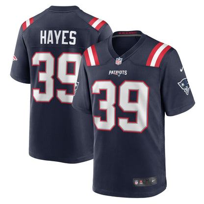 Tae Hayes New England Patriots Nike Home Game   Jersey - Navy