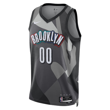Unisex Brooklyn Nets Gray 2024/25 Custom Swingman Jersey - City Edition