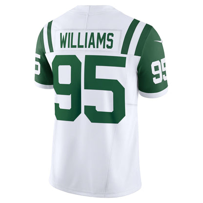 Quinnen Williams New York Jets Nike Classic Alternate Vapor F.U.S.E. Limited Jersey - White