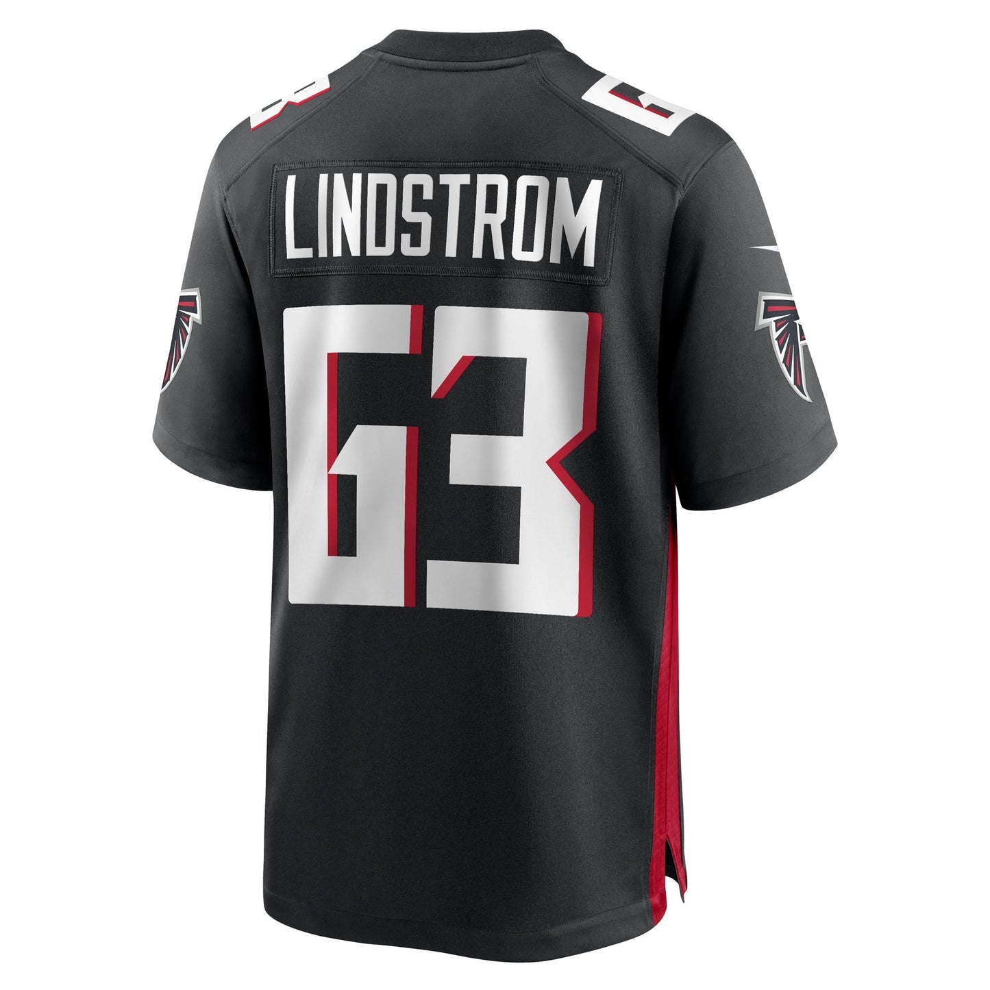 Chris Lindstrom Atlanta Falcons Nike Team Game Jersey -  Black