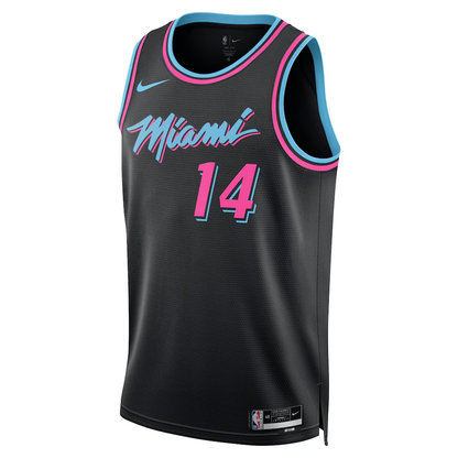 Miami Heat Tyler Herro Nike Black 2025/26 Swingman Jersey - City Edition