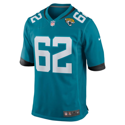 Javon Foster Jacksonville Jaguars Nike Team Game Jersey -  Teal