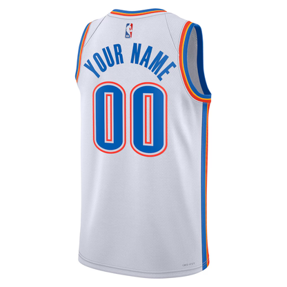Custom Oklahoma City Thunder Jersey