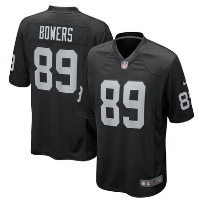 Brock Bowers 89 Las Vegas Raiders Team Game Men Jersey - Black