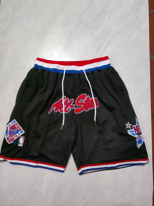 JUST DON All Star Black  Pocket Shorts