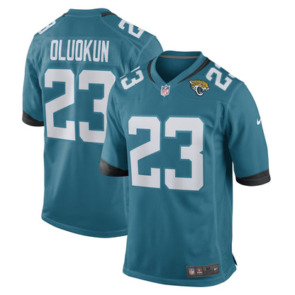 Foyesade Oluokun Jacksonville Jaguars Nike Game   Jersey - Teal