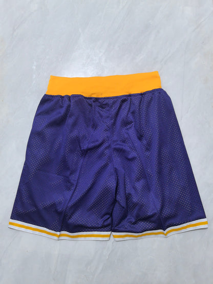 Los Angeles Lakers Purple Retro Pocket Shorts