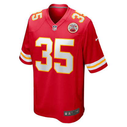 Jaylen Watson Kansas City Chiefs Nike Game   Jersey - Red