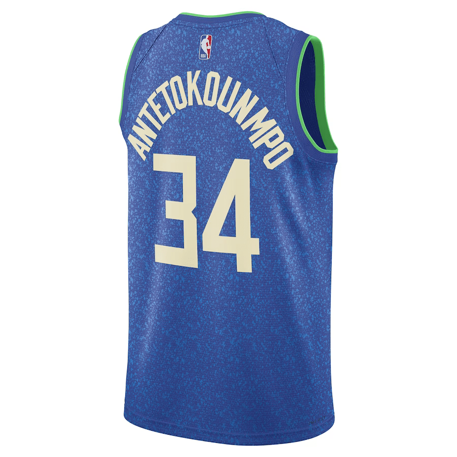 Giannis Antetokounmpo Milwaukee Bucks2023-2024 season Jersey