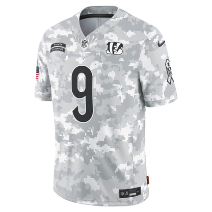 Joe Burrow Cincinnati Bengals Nike 2024 Salute to Service Limited Jersey - Arctic Camo
