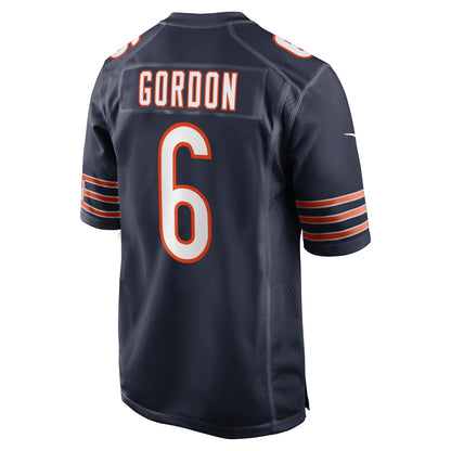 Kyler Gordon Chicago Bears Nike Game   Jersey - Navy