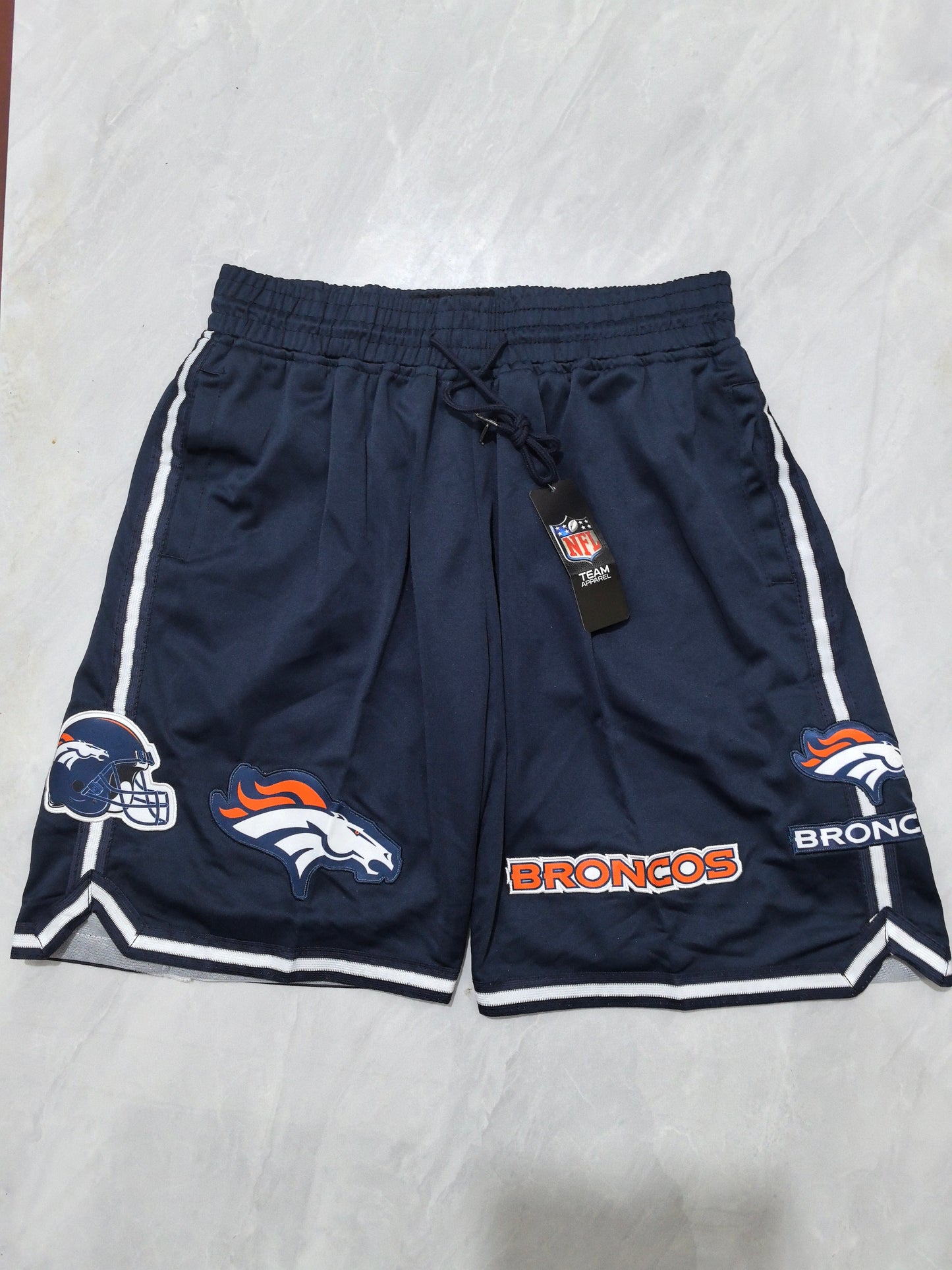 Denver Broncos dark blue pocket shorts