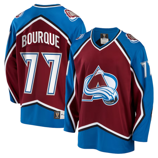 Men's Colorado Avalanche Ray Bourque #77 Maroon Jersey