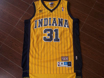 Indiana Pacers Reggie Miller #31 Throwback — Embroidered Jersey