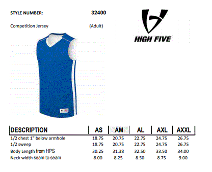 Adult Competition Reversible Jersey