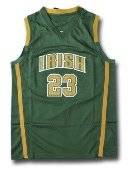 LeBron James #23 St. Vincent-St. Mary High School Jersey (Green)