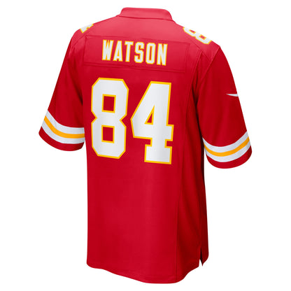Justin Watson Kansas City Chiefs Nike Game   Jersey - Red