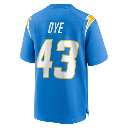 Troy Dye Los Angeles Chargers Nike  Game Jersey -  Powder Blue