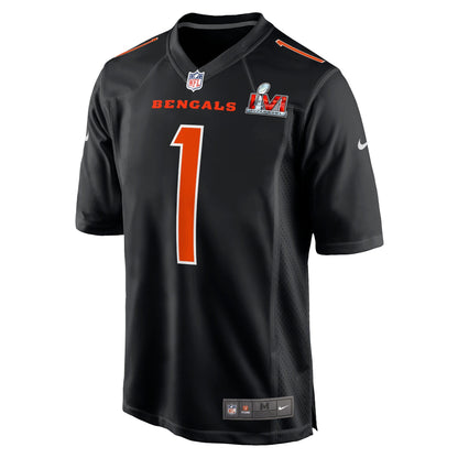 Ja'Marr Chase Cincinnati Bengals Nike Super Bowl LVI Bound Game Fashion Jersey - Black