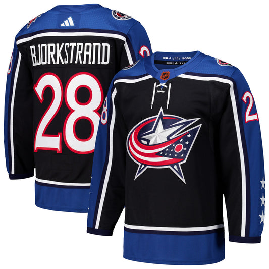Oliver Bjorkstrand Columbus Blue Jackets   Reverse Retro 2.0   Jersey - Black