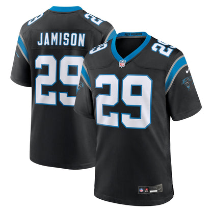 D'Shawn Jamison Carolina Panthers Nike Team Game Jersey -  Black