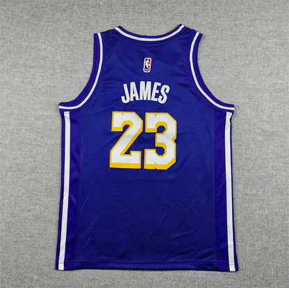 Youth LeBron James Los Angeles Lakers #23 Statement Edition Embroidered  Jersey