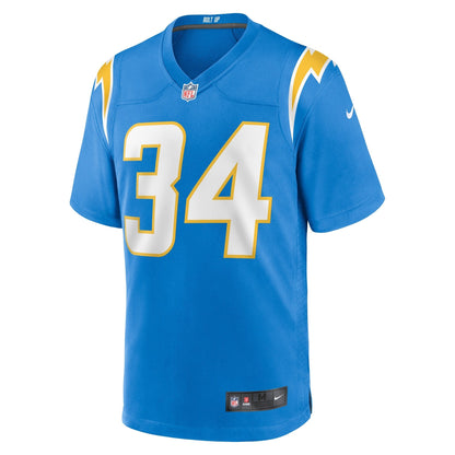 Jaret Patterson Los Angeles Chargers Nike Team Game Jersey -  Powder Blue