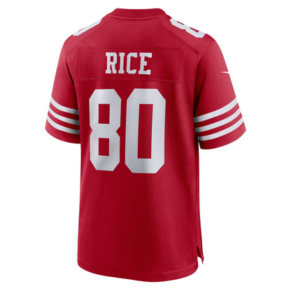 Jerry Rice San Francisco 49ers Nike Retired Team   Game Jersey - Scarlet
