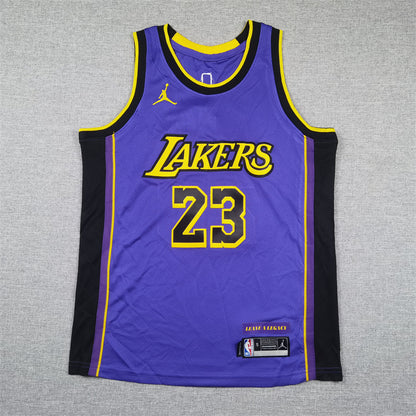 Youth LeBron James Los Angeles Lakers #23  Embroidered  Jersey