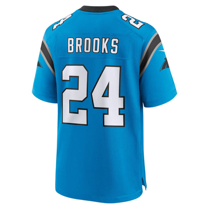 Jonathon Brooks Carolina Panthers Nike 2024 NFL Draft Alternate Game   Jersey - Blue