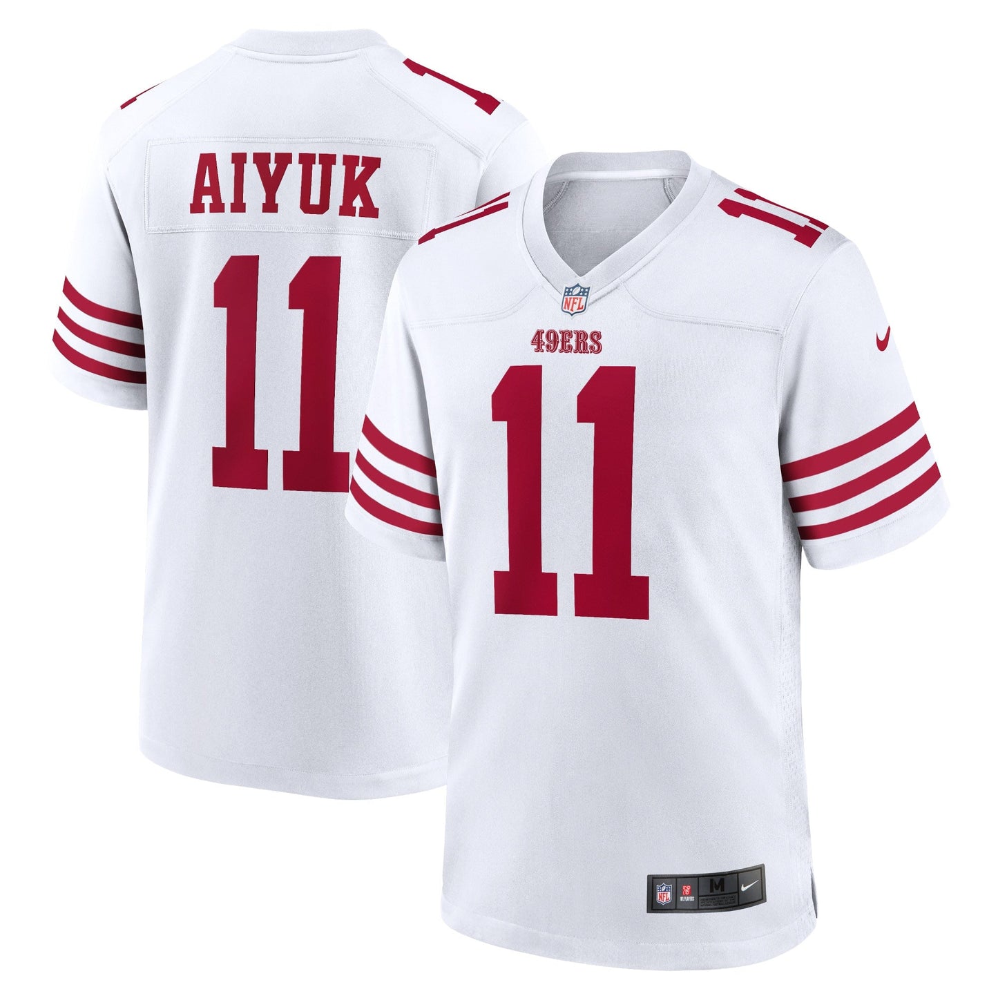 Brandon Aiyuk San Francisco 49ers Nike   Game Jersey - White