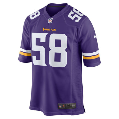 Jonathan Greenard Minnesota Vikings Nike Team Game Jersey -  Purple